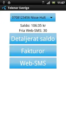 Telenor Sverige android App screenshot 2